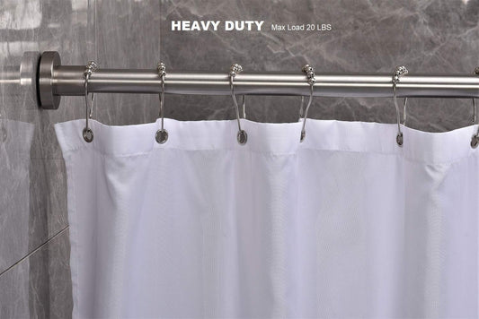 Brushed Nickel Stainless Steel Shower Curtain Tension Rod