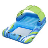 Float Island 4-Person Inflatable Removeable Sunshade Raft Island