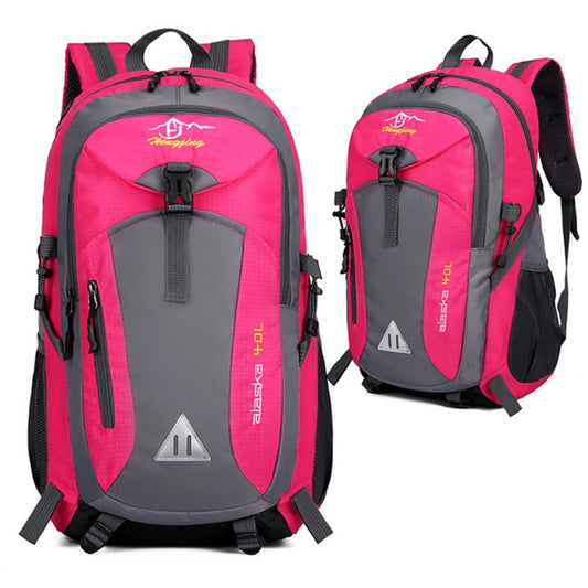 Backpack Camping Bag 40L Multiple Compartments Backpack, Pink