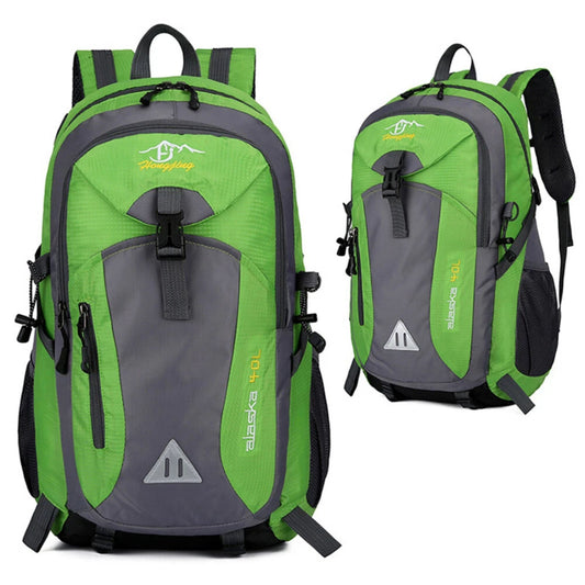 Backpack Camping Bag 40L Multiple Compartments Backpack, Green