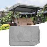 Swing Canopy Replacement Swing Top Cover Canopy Only-75"x47"-Grey