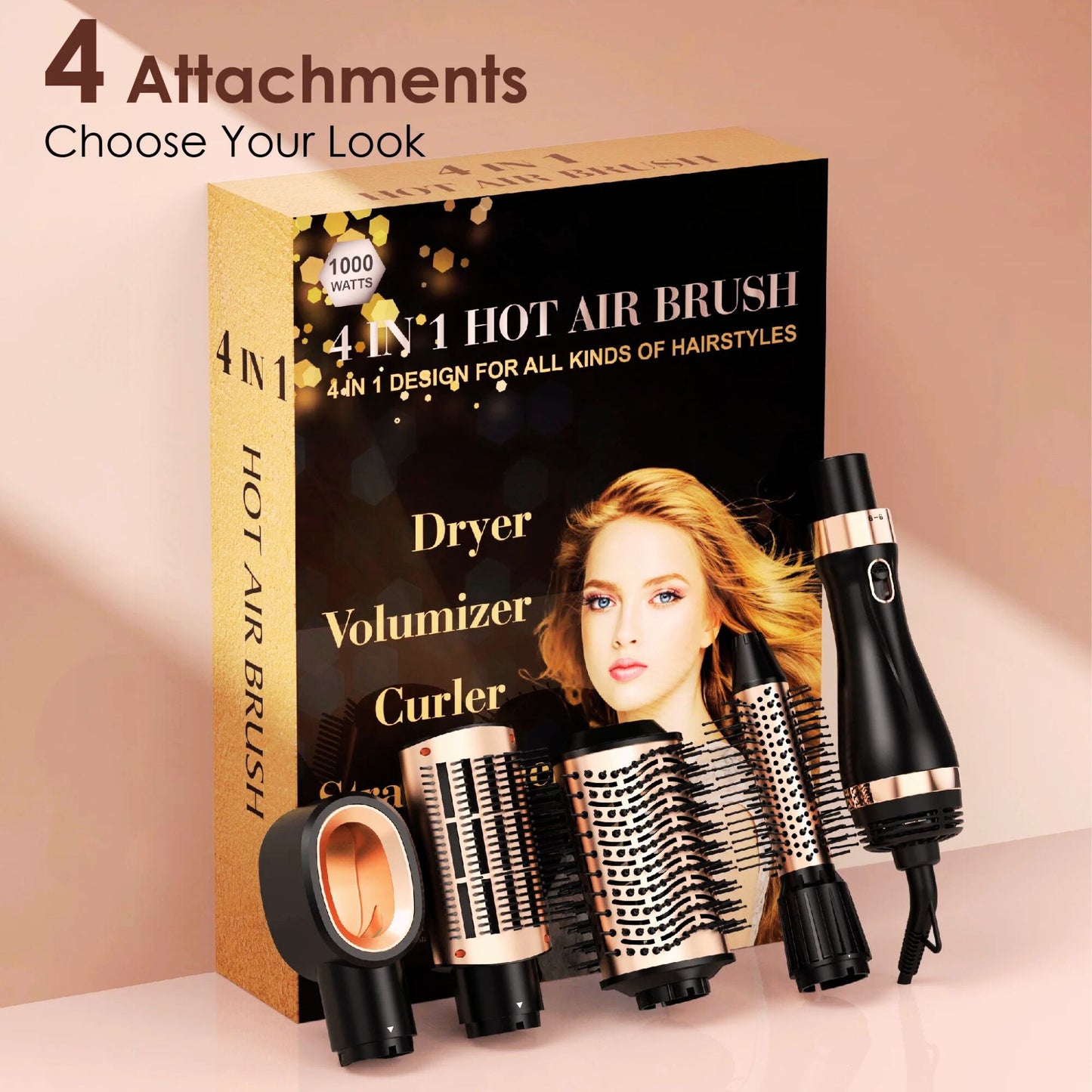 SKIMI Hair Dryer Brush Hot Air Blow Dryer Brush Tool Set