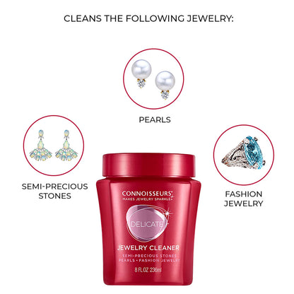 Delicate Jewelry Cleaner Pearls Sensitive Stones Liquid Cleaner