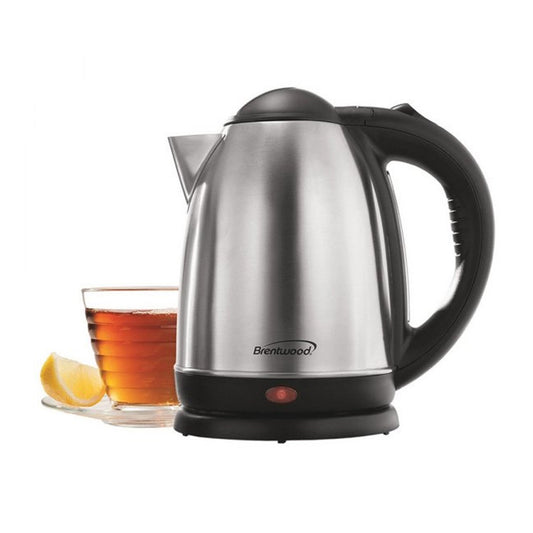 Brentwood 1.7 L Stainless Steel Electric Cordless Tea Kettle