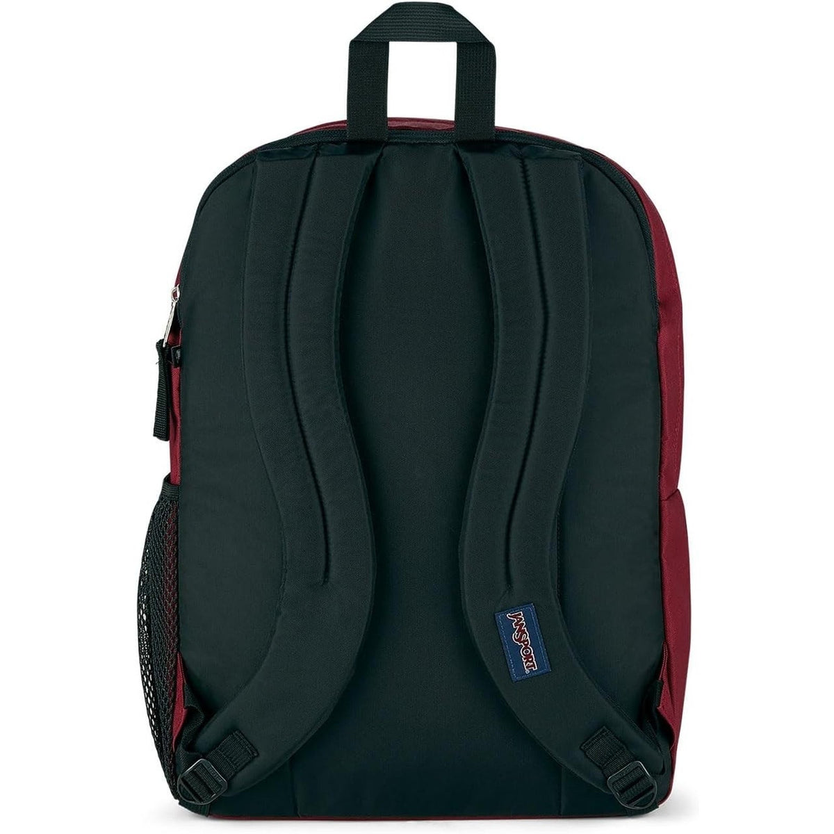 Big Student Backpack Ergonomic Shoulder Strap 5-Compartments, Red