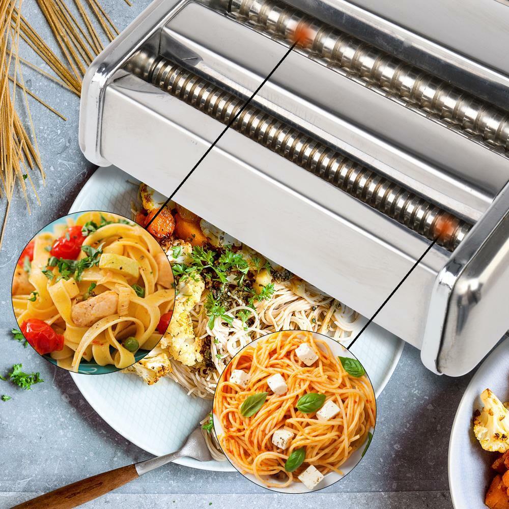 Fresh Pasta Maker Roller Machine for 150mm 6" Spaghetti Noodle