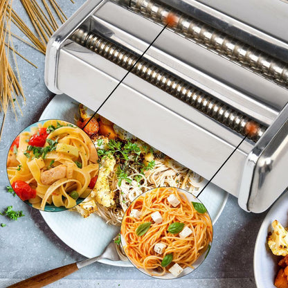 Fresh Pasta Maker Roller Machine for 150mm 6" Spaghetti Noodle