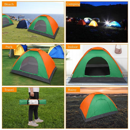 Folding 2 People Tent Portable Outdoor Camping Hiking Tent W/Bag