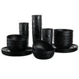 Dinnerware Set Etched Halloween Bat Pattern Dinnerware Set, 30-PCS