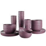 Dinnerware Set Etched Haunted House Pattern Dinnerware Set, 30PCS