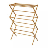 Wooden Drying Rack Bamboo Clothes Dry Rack Foldable Dry Rack