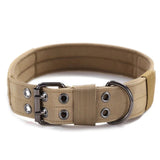 Dog Collar Wide Heavy Duty Nylon All Dog Breed Collar, Brown