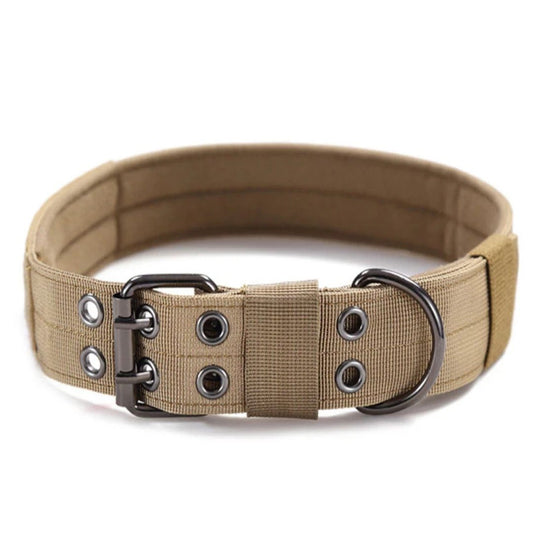 Dog Collar Wide Heavy Duty Nylon All Dog Breed Collar, Brown