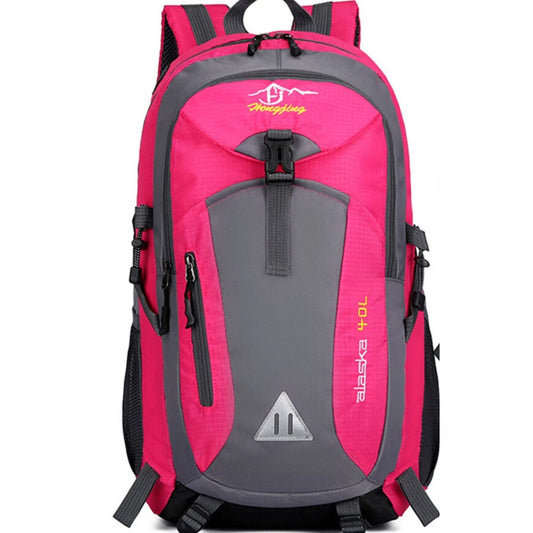 Backpack Camping Bag 40L Multiple Compartments Backpack, Pink