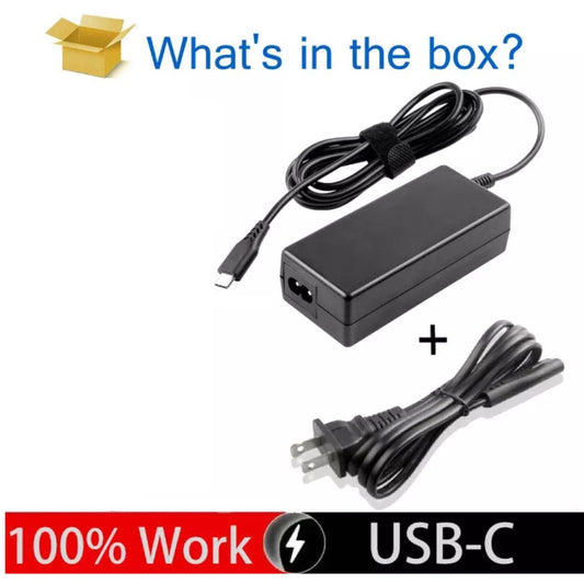 Universal 65W Laptop Charger Type-C Connector AC Adapter Charger