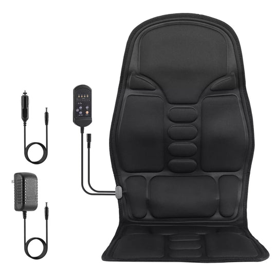 Massage Seat Cushion W/Remote Full Body Smooth Vibration Massager