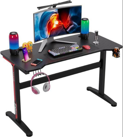 Modern Computer Desk Office Gaming Desk 47-in Large Workstation