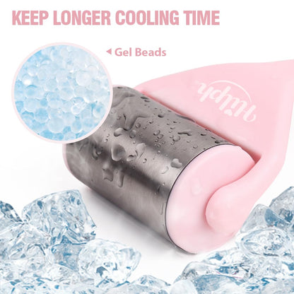 Massager Ice Roller Face Skin Care Cold Roller Body Massager-Pink