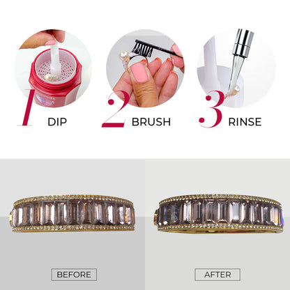 Delicate Jewelry Cleaner Pearls Sensitive Stones Liquid Cleaner