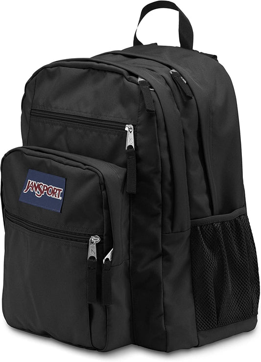 Big Student Backpack Ergonomic Shoulder Straps, 5-Compartments