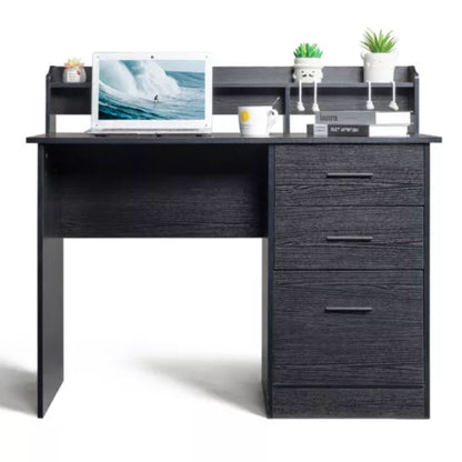 Computer Desk with 3 Drawers Office Laptop Table Workstation