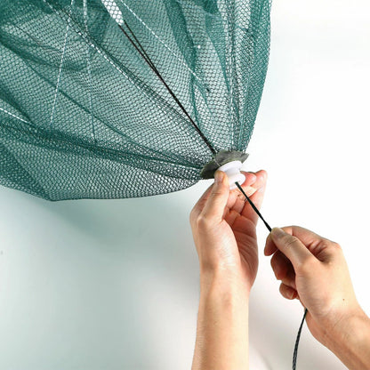 Net Crab Fishing Trap Shrimp Minnow Cast Mesh Foldable Trap Net