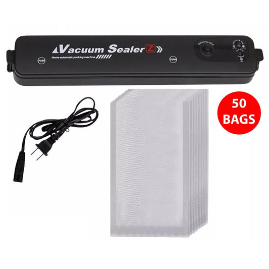 Vacuum Sealer Machine Food Storage Saver Bag Sealer With 50 Bags