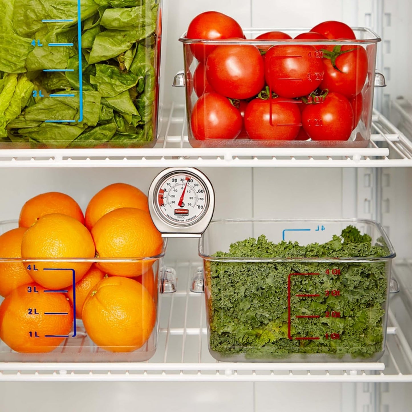 Stainless Steel Thermometer For Refrigerator Freezer Temperature