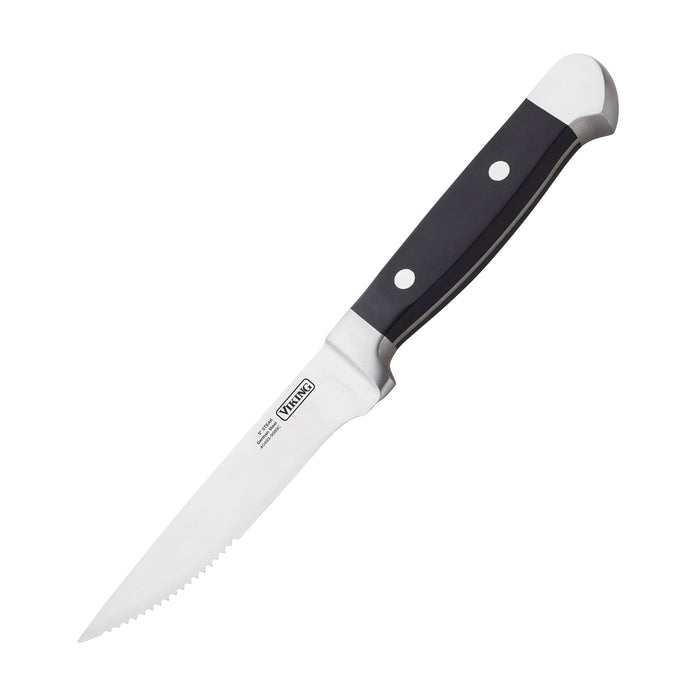 Viking Steak Knife Set ABS Polymer Handle 8-Piece Set W/ Box