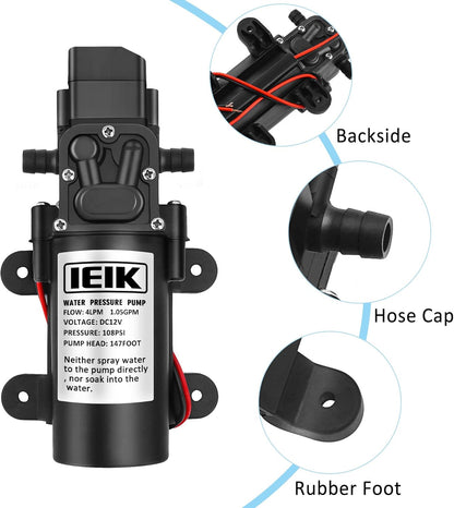 Water Pump 100W Electric 12v Diaphragm Water Marine Pump