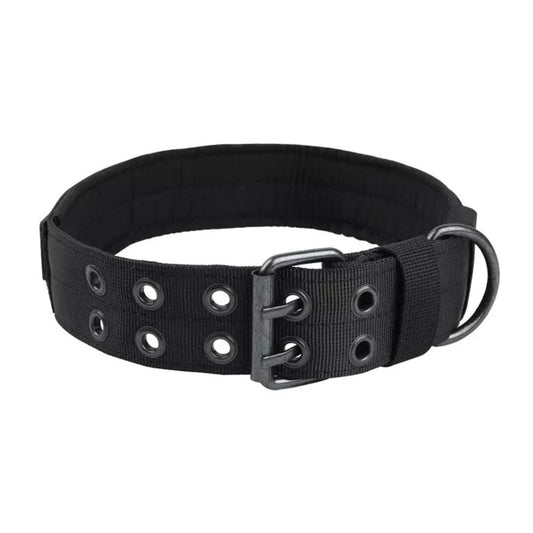 Dog Collar Wide Heavy Duty Nylon All Dog Breed Collar, Black