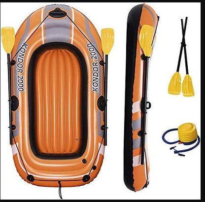 Bestway Inflatable Raft Set Hydro-Force Raft W/Two 49" Oars