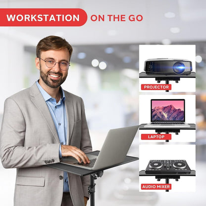 Pyle-Pro Universal Height Angle Adjustable Laptop Projector Stand