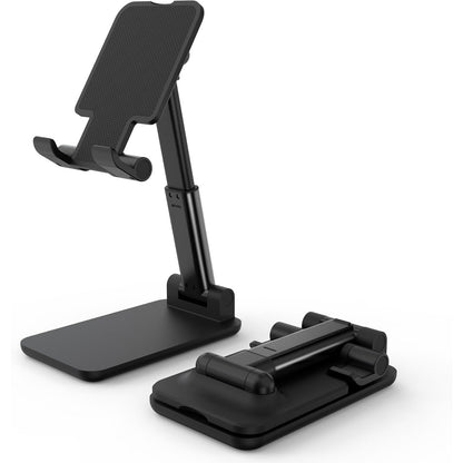 Foldable Stand Phone Tablet Adjustable Height Angle Stand, Black