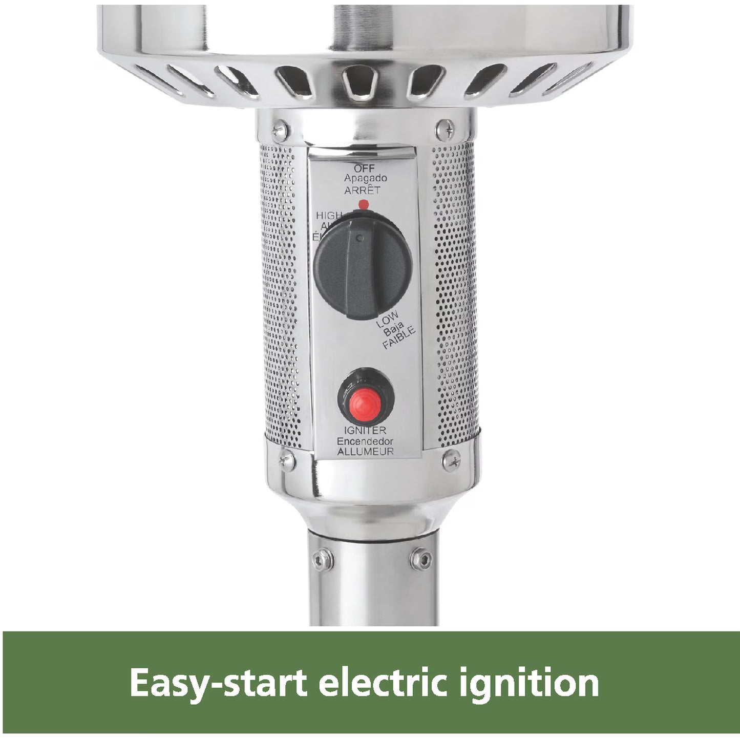 Propane Gas Heater Freestanding Patio Stainless Steel Heater
