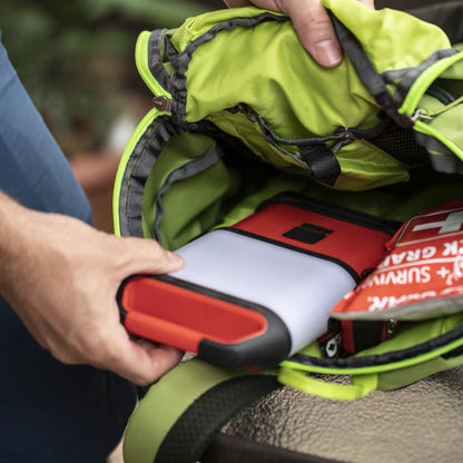 Life Gear Stormproof 500 Lumen Collapsible Lantern Red/Black USB