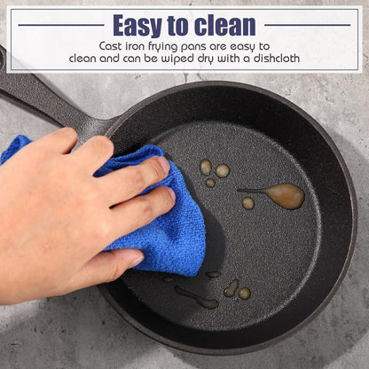 Mini Cast Iron Skillets Small Plate Kitchen Skillets, 10 Sets
