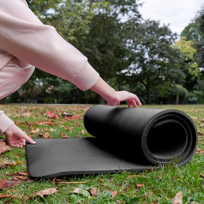Exercise Yoga Mat 71"x 24" Home Workout 1” Thick Non-Slip Mat