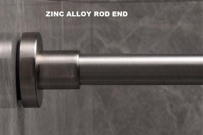 Brushed Nickel Stainless Steel Shower Curtain Tension Rod