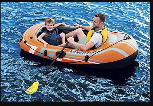Bestway Inflatable Raft Set Hydro-Force Raft W/Two 49" Oars