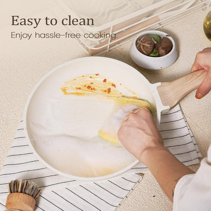 Cookware Set 21 Pcs Ceramic Nonstick Induction Pots Pans Set