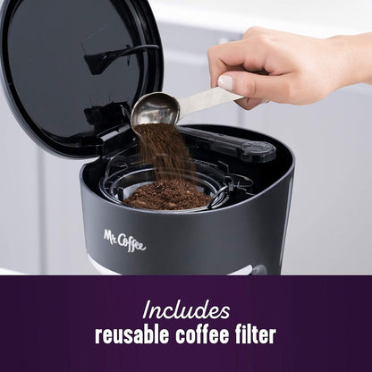 Coffe Maker 5-Cups Programmable Reusable Filter Coffee Maker