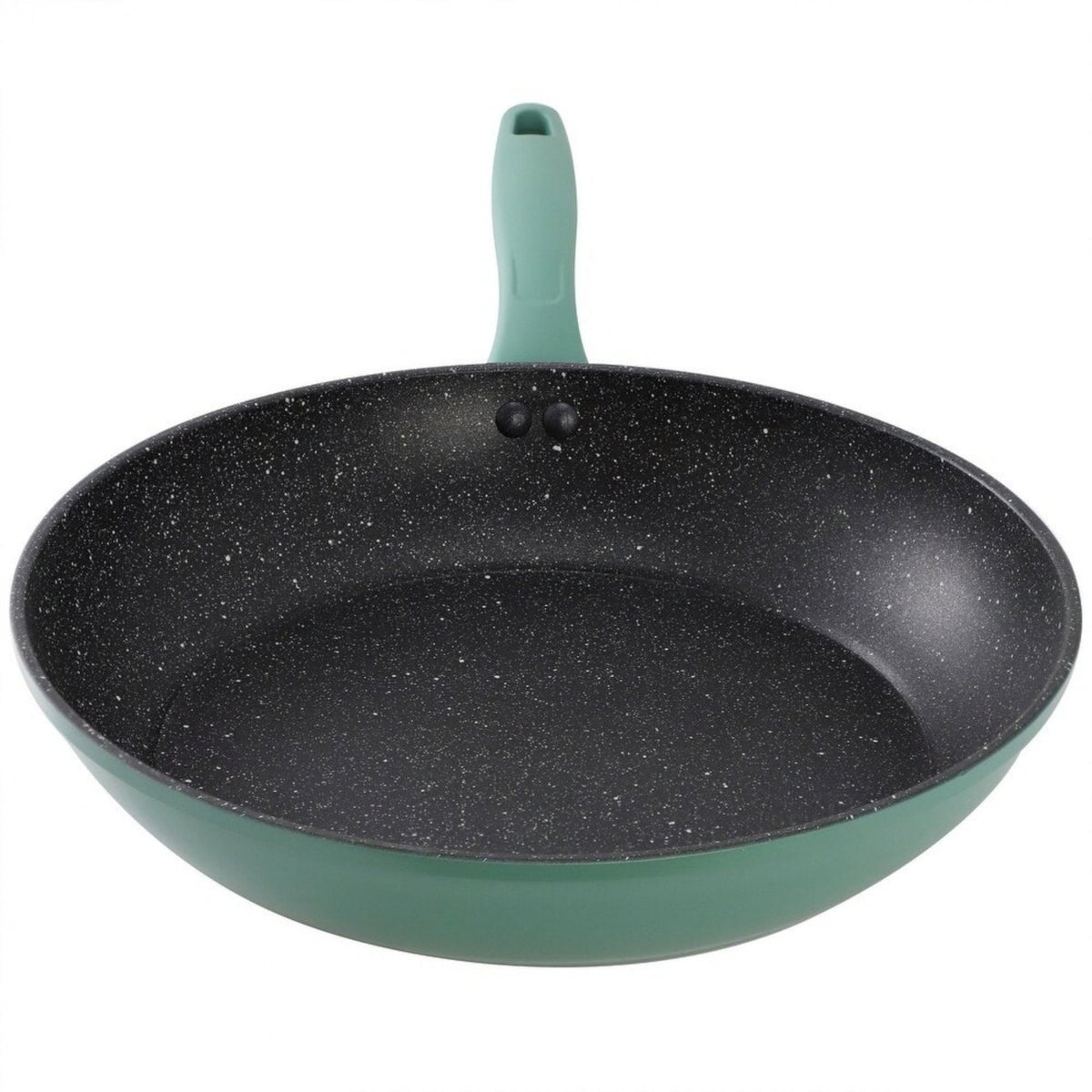 Nonstick Aluminum Frying Pan Soft-Touch Handle 12in Skillet