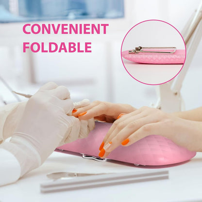 Nail Arm Rest Leather Manicure Hand Pillow Rest Cushion Table
