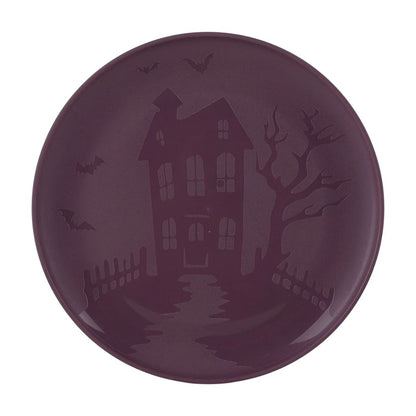 Dinnerware Set Etched Haunted House Pattern Dinnerware Set, 30PCS
