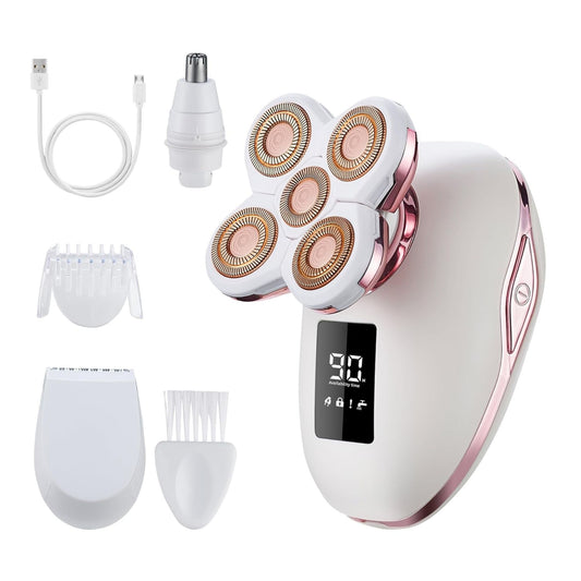 Electric Razors 3-In-1 Women Legs Facial Bikini Hair Shaver