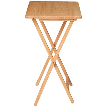 Folding TV Tray Table Lightweight Portable Tray Table- Natural