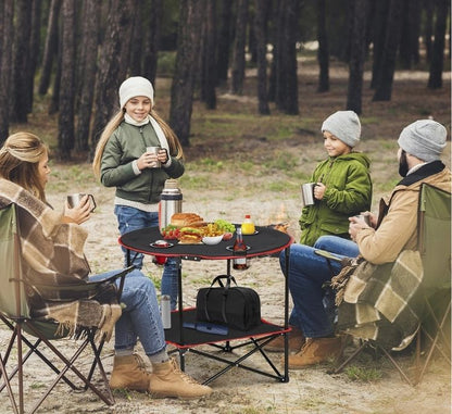 Foldable Camping Table Portable Outdoor Picnic Table W/Carry Bag