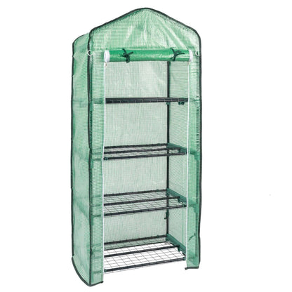 Mini Greenhouse 4 Tier Shelves Garden Portable Plant Growing Tent