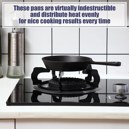 Mini Cast Iron Skillets Small Plate Kitchen Skillets, 10 Sets